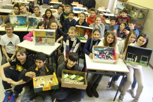 in classe