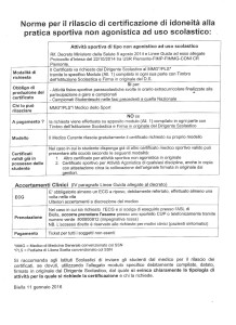 Norme certificato idoneità